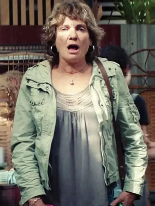 Catherine McClements The Survivors Green Jacket