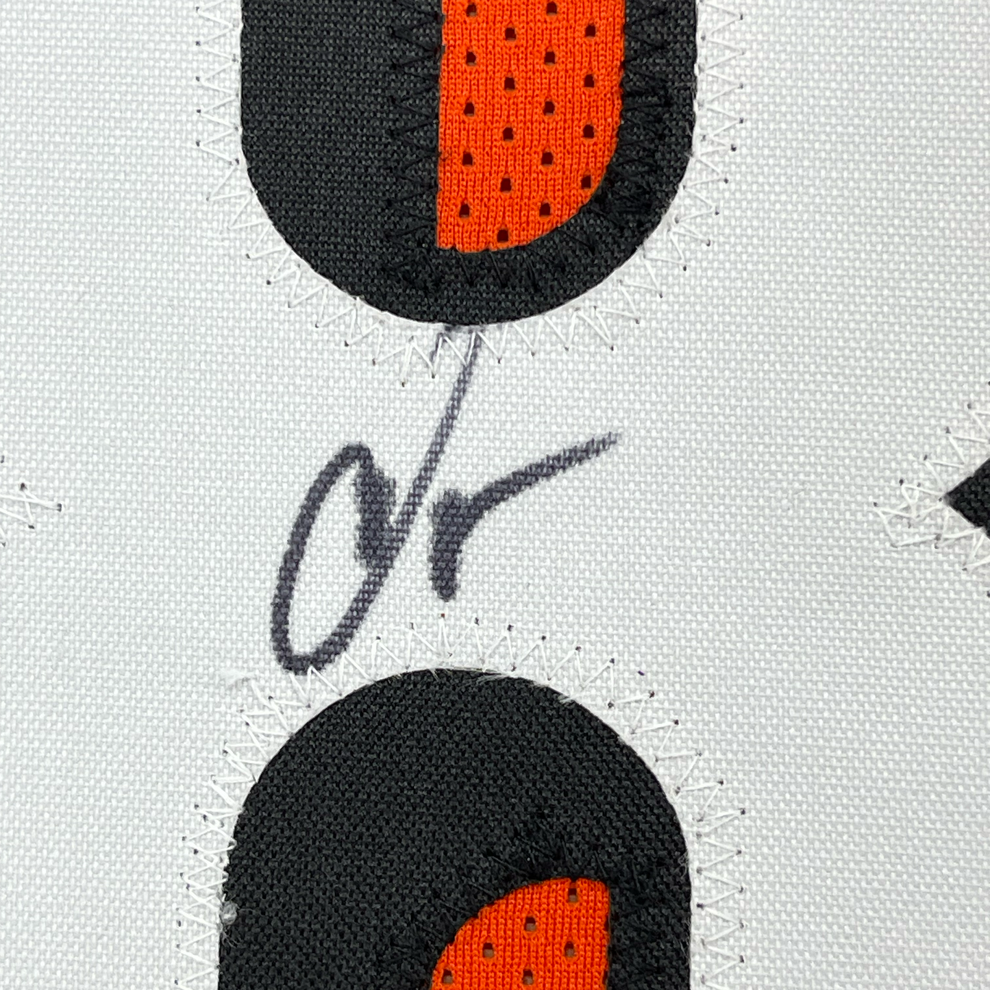 Framed Autographed/Signed Chad Ochocinco (Johnson) 35x39 Cincinnati Orange Football Jersey JSA COA