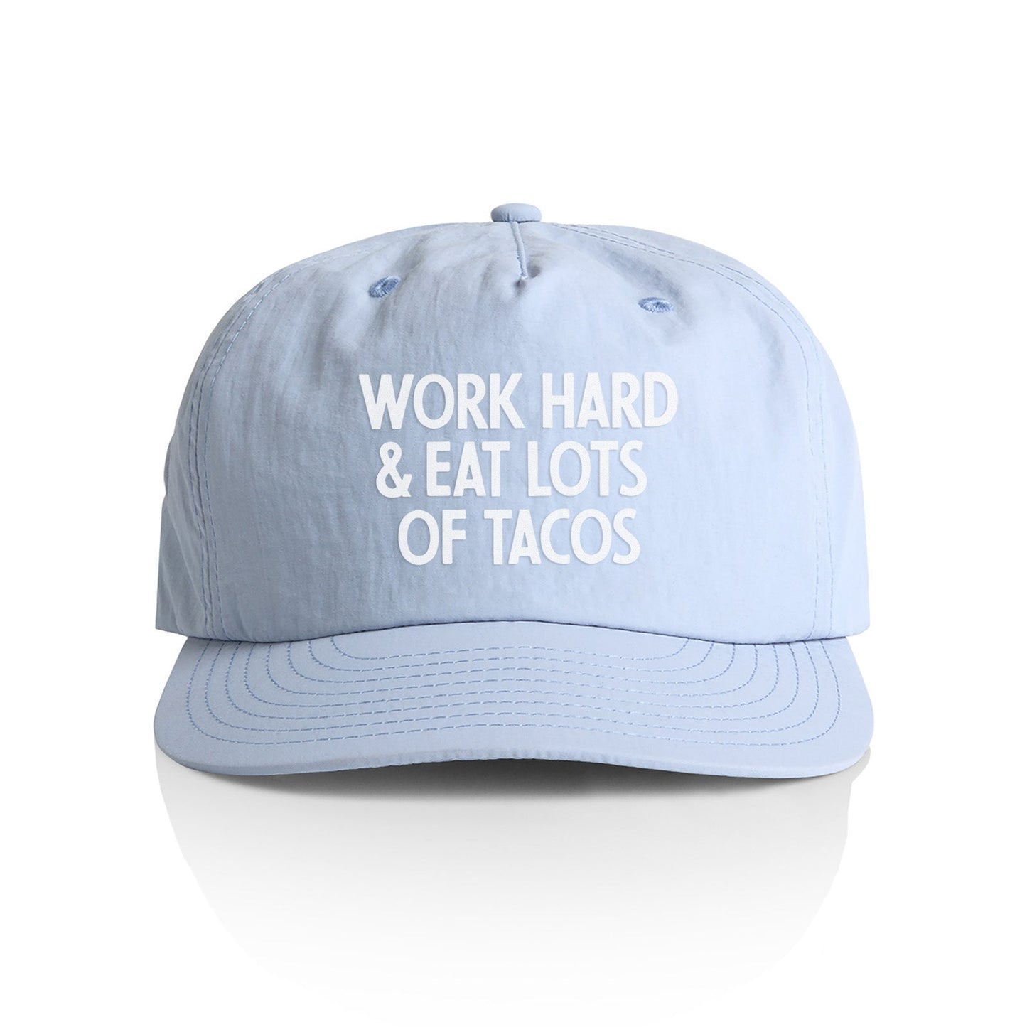 Work Hard & Eat Tacos Nylon Snapback