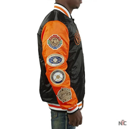 Champs Patches San Francisco Giants Satin Jacket