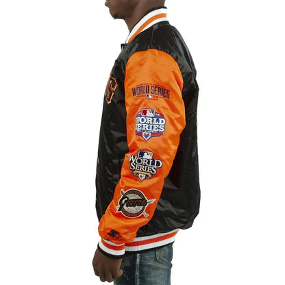 Champs Patches San Francisco Giants Satin Jacket