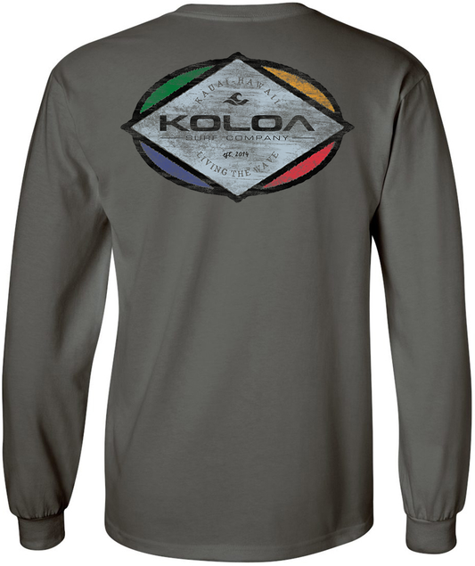 Koloa Colorful Diamond Long Sleeve T-Shirt