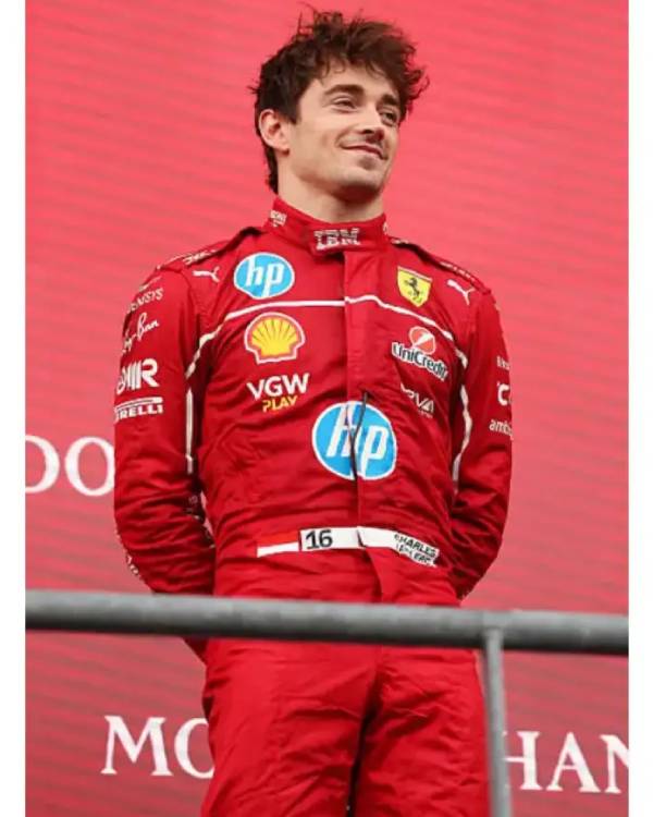 Charles Leclerc F1 Belgian Grand Ferrari Jumpsuit