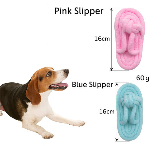 Dog Toy Rope Slipper