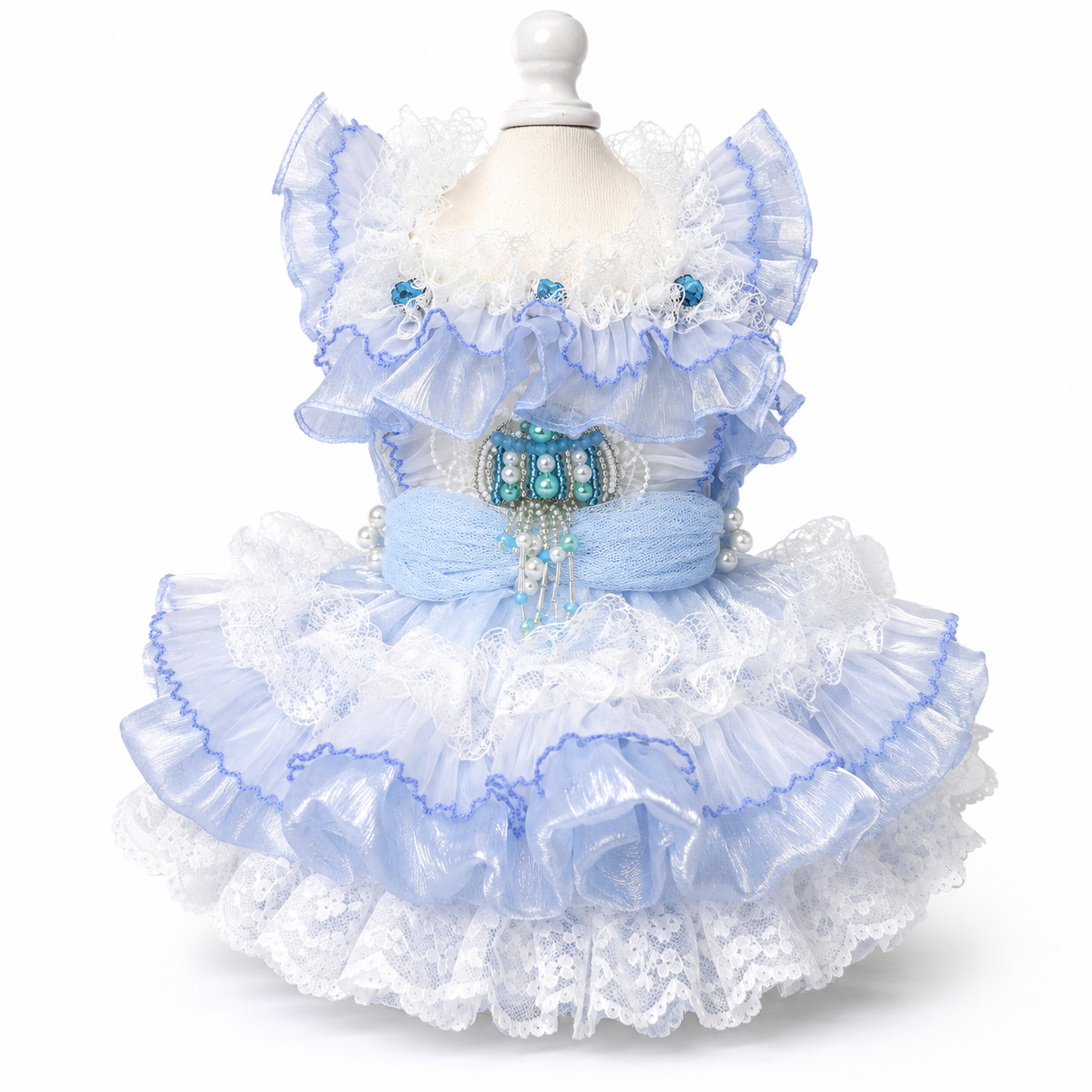 Handmade Cinderella Puppy Costume Dog Dress