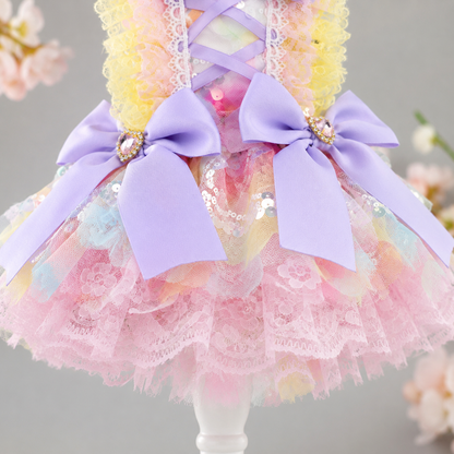Handmade Luxury Dog Dress Princess Lace Tutu
