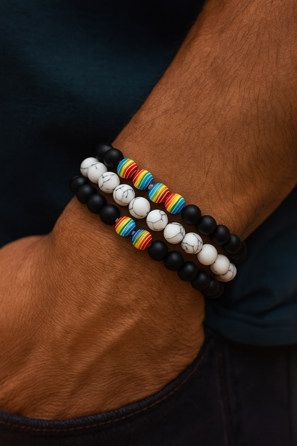 LGBTQ Pride Beaded Bracelet
