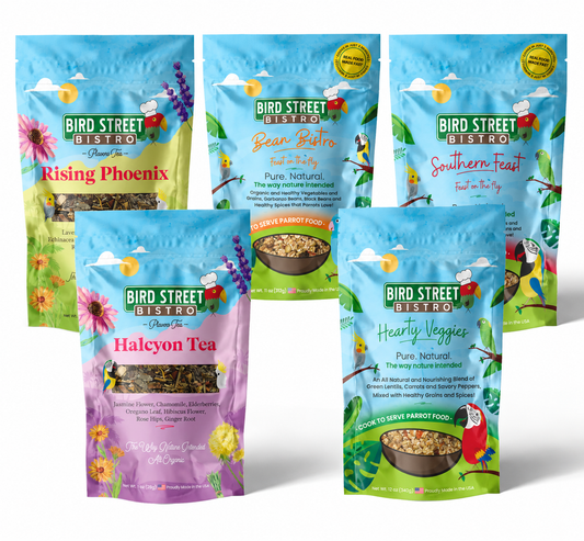 Parrot Food & Tea Starter Pack