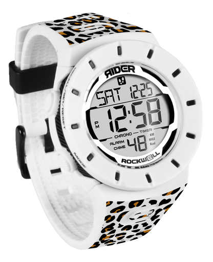 Coliseum Fit™ Forum - Cheetah Edition (White/Black) Watch