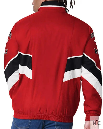 Chicago Bulls Captain Red Varsity Satin Jacket