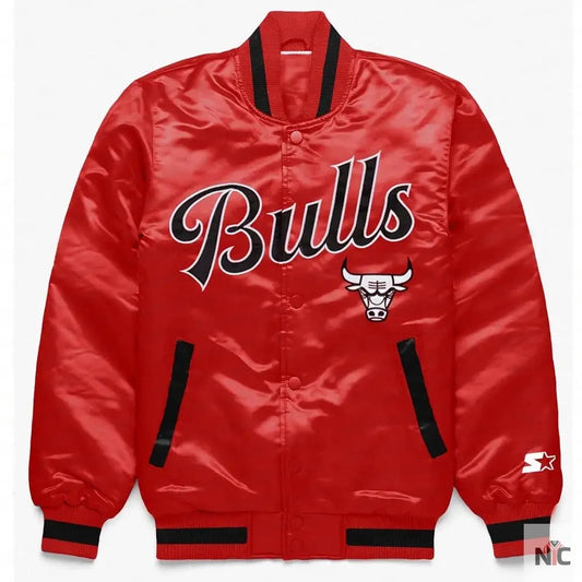 Chicago Bulls Exclusive Red Satin Jacket