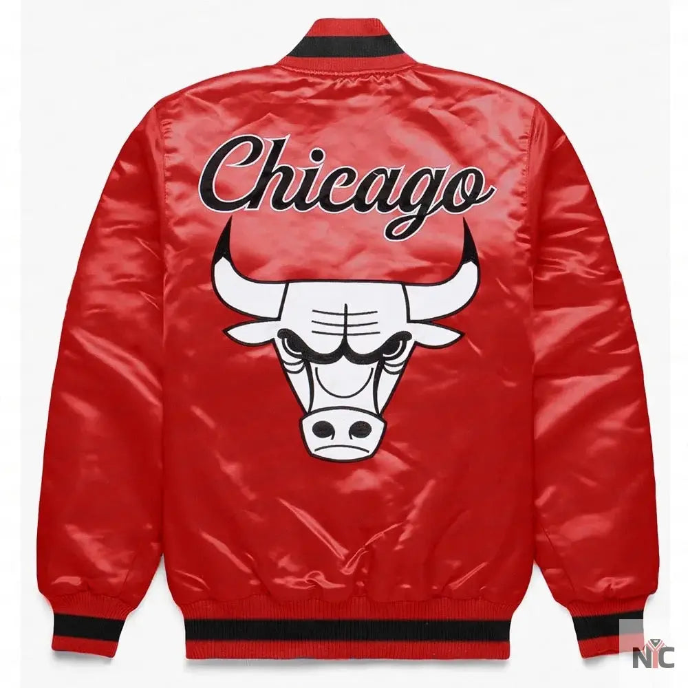Chicago Bulls Exclusive Red Satin Jacket