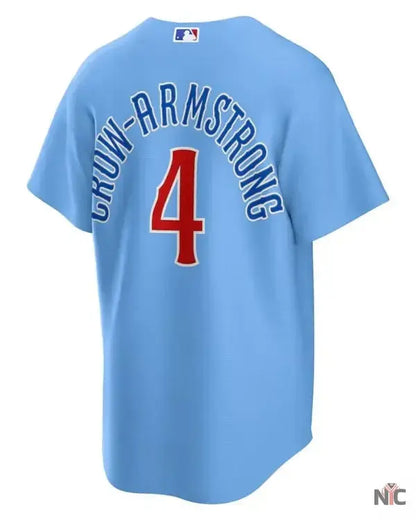 Chicago Cubs Pete Crow Armstrong Nike Light Blue Alternate Player Jersey