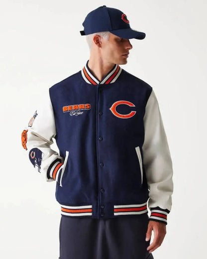 Chicago Bears NFL Navy Varsity Jacket