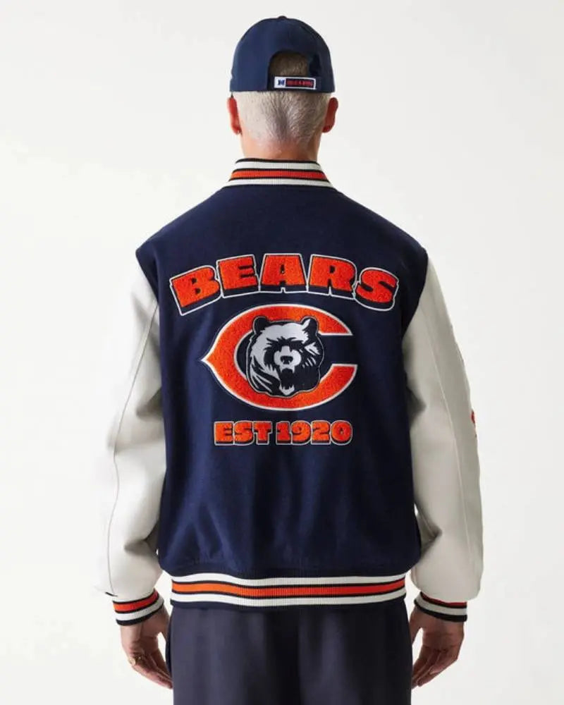 Chicago Bears NFL Navy Varsity Jacket