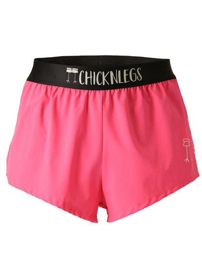 Men's Neon Pink 2" Half Split Shorts (XS, S, M, L, XL)