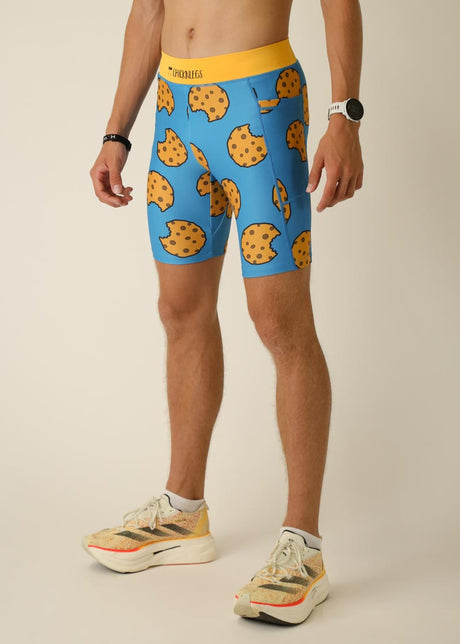 Men's Chocolate Chip Cookies 8" Half Tights