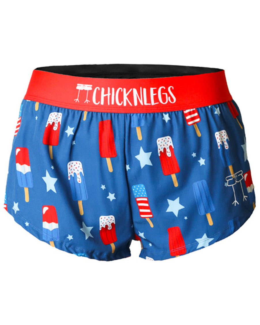 Women's Popsicles 1.5" Split Shorts (XXS, XS, S, M, L, XL)