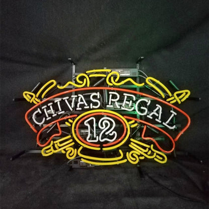 Chivas Regal 12 Whiskey Neon Signs