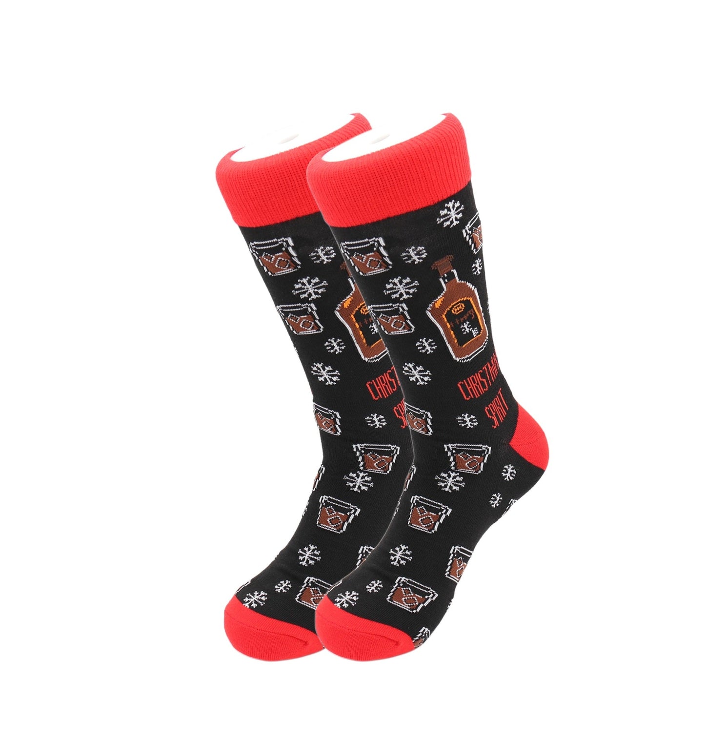 Christmas Spritz Holiday Socks - Comfy Cotton for Men & Women