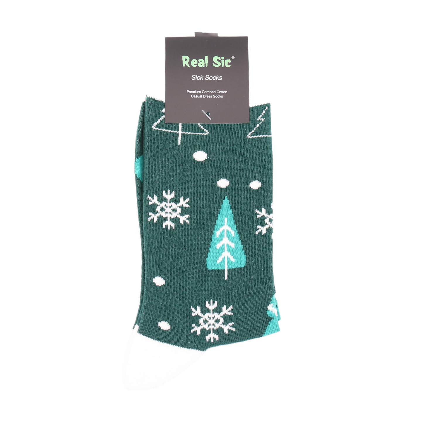 Christmas Tree Holiday Socks - Comfy Cotton for Men & Women