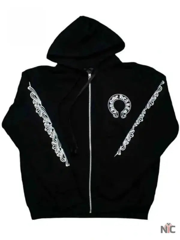 Chrome Hearts Black Fleece Hoodie