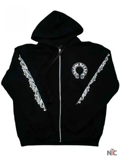 Chrome Hearts Black Fleece Hoodie