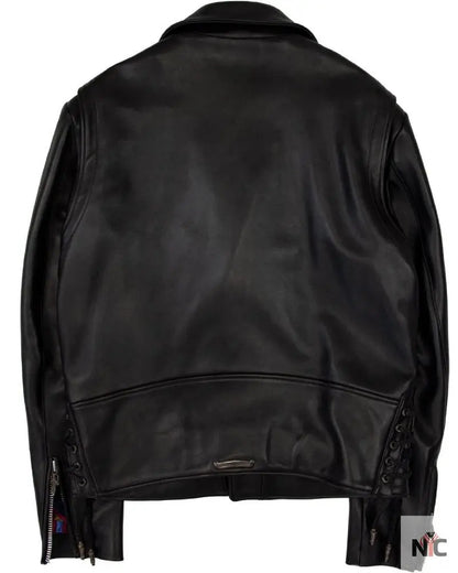 Chrome Hearts Hermès Lined JJ Dean Leather Jacket
