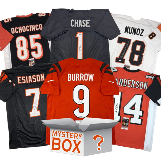 Autographed/Signed Cincinnati Football Jersey Mystery Box with PSA JSA or Beckett COA