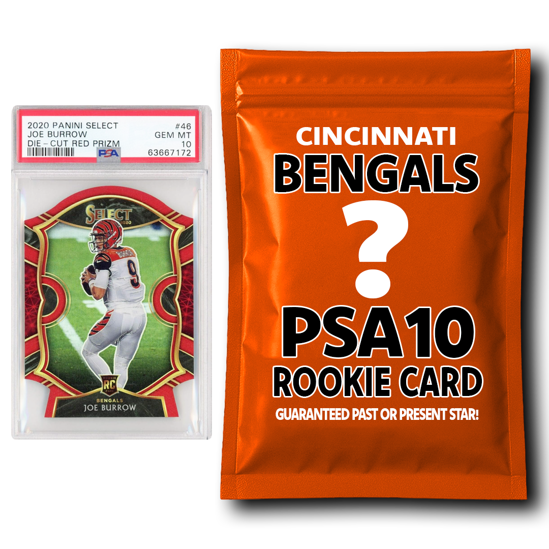Cincinnati Bengals PSA 10 Graded Rookie Card Mystery Pack