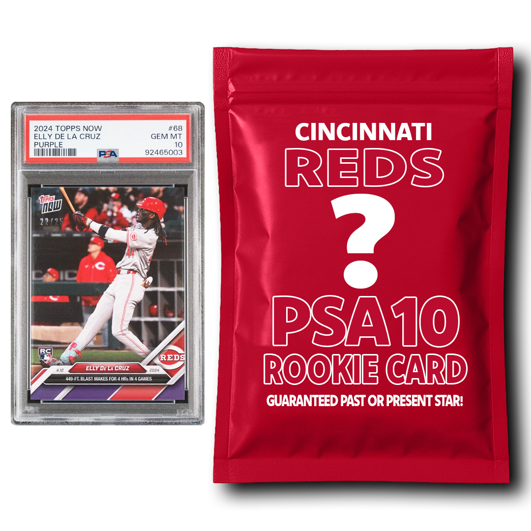 Cincinnati Reds PSA 10 Graded Rookie Card Mystery Pack