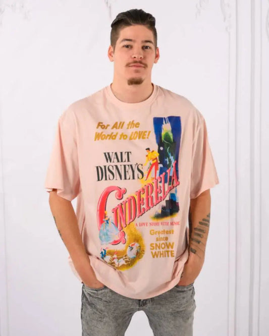 Cinderella Poster Drop Sleeve T-Shirt