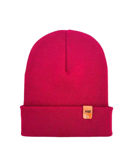 Classic Cuffed Beanie, Burnt Maroon