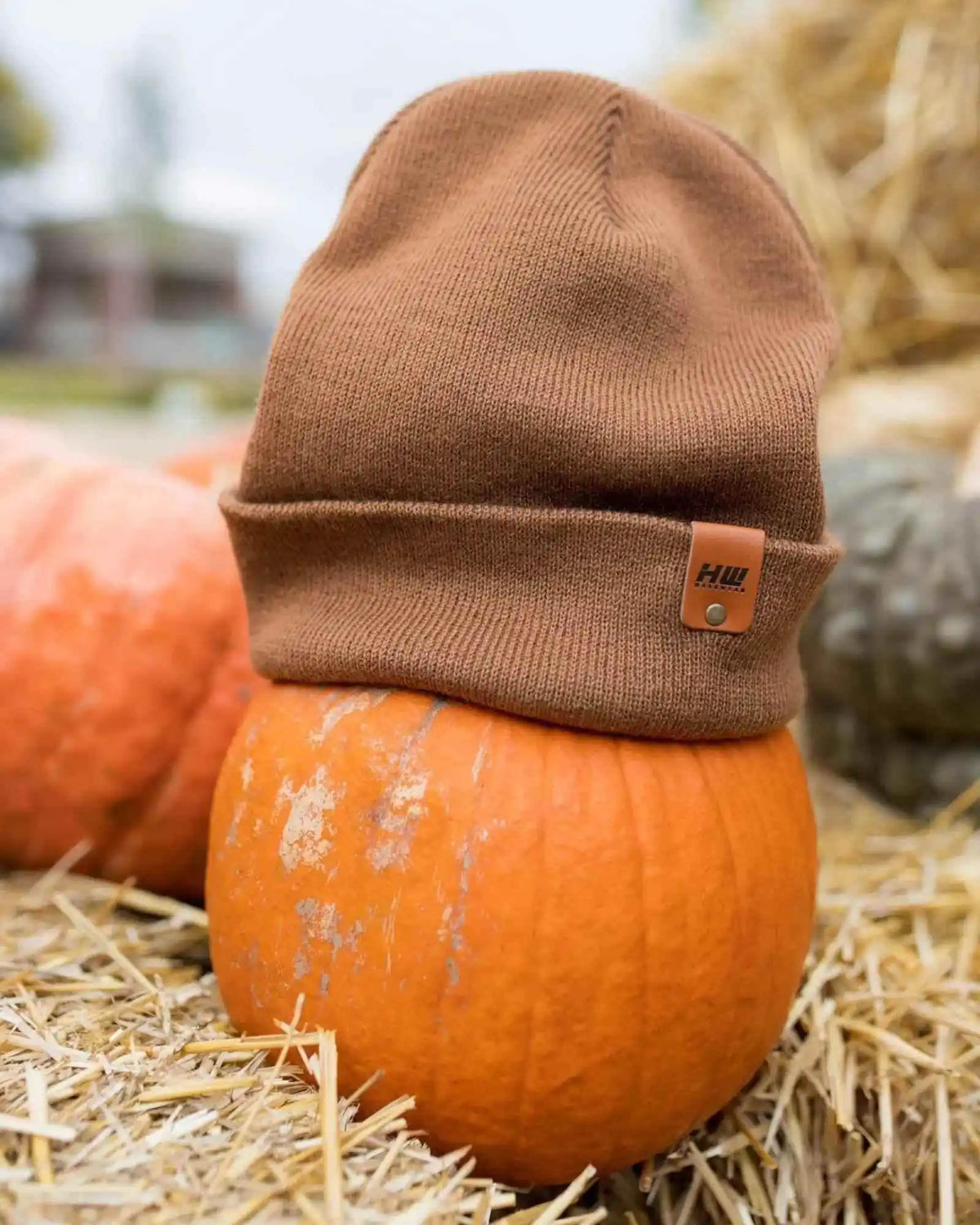Classic Cuffed Beanie, Camel Brown