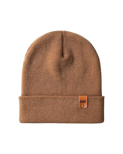 Classic Cuffed Beanie, Camel Brown