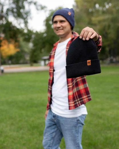 Classic Cuffed Beanie, Denim Blue