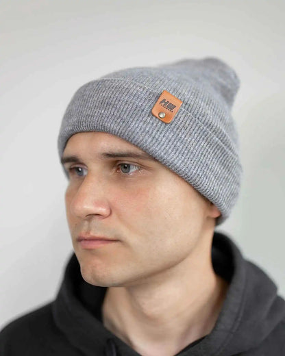 Classic Cuffed Beanie, Koala Gray