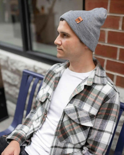 Classic Cuffed Beanie, Koala Gray