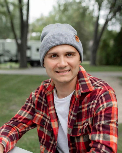 Classic Cuffed Beanie, Koala Gray