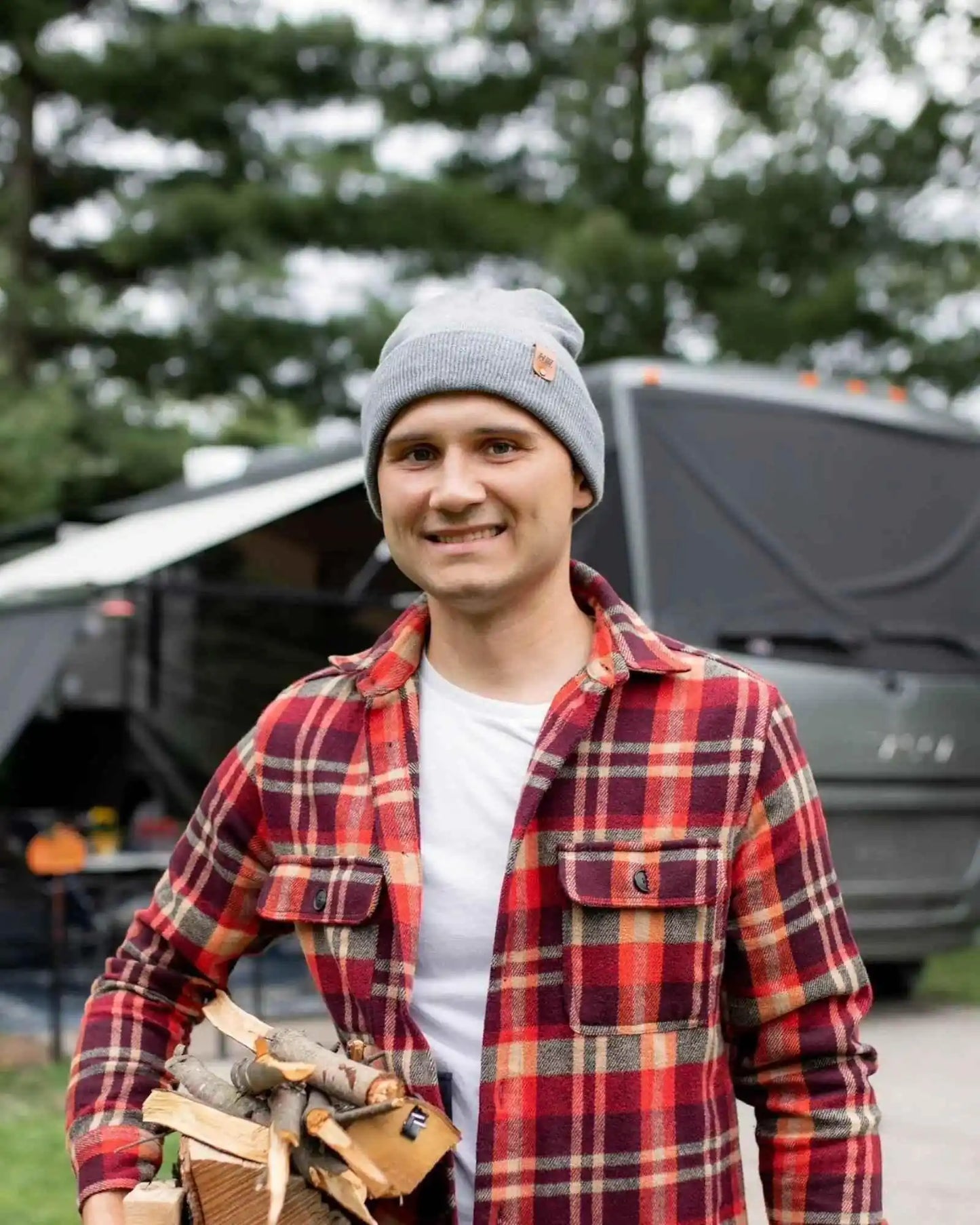 Classic Cuffed Beanie, Koala Gray