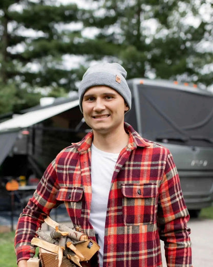 Classic Cuffed Beanie, Koala Gray