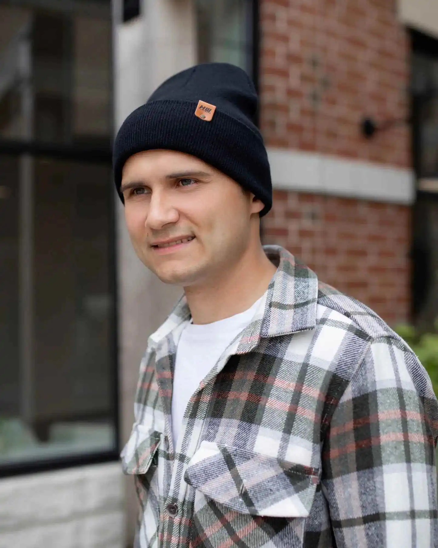 Classic Cuffed Beanie, Midnight Black