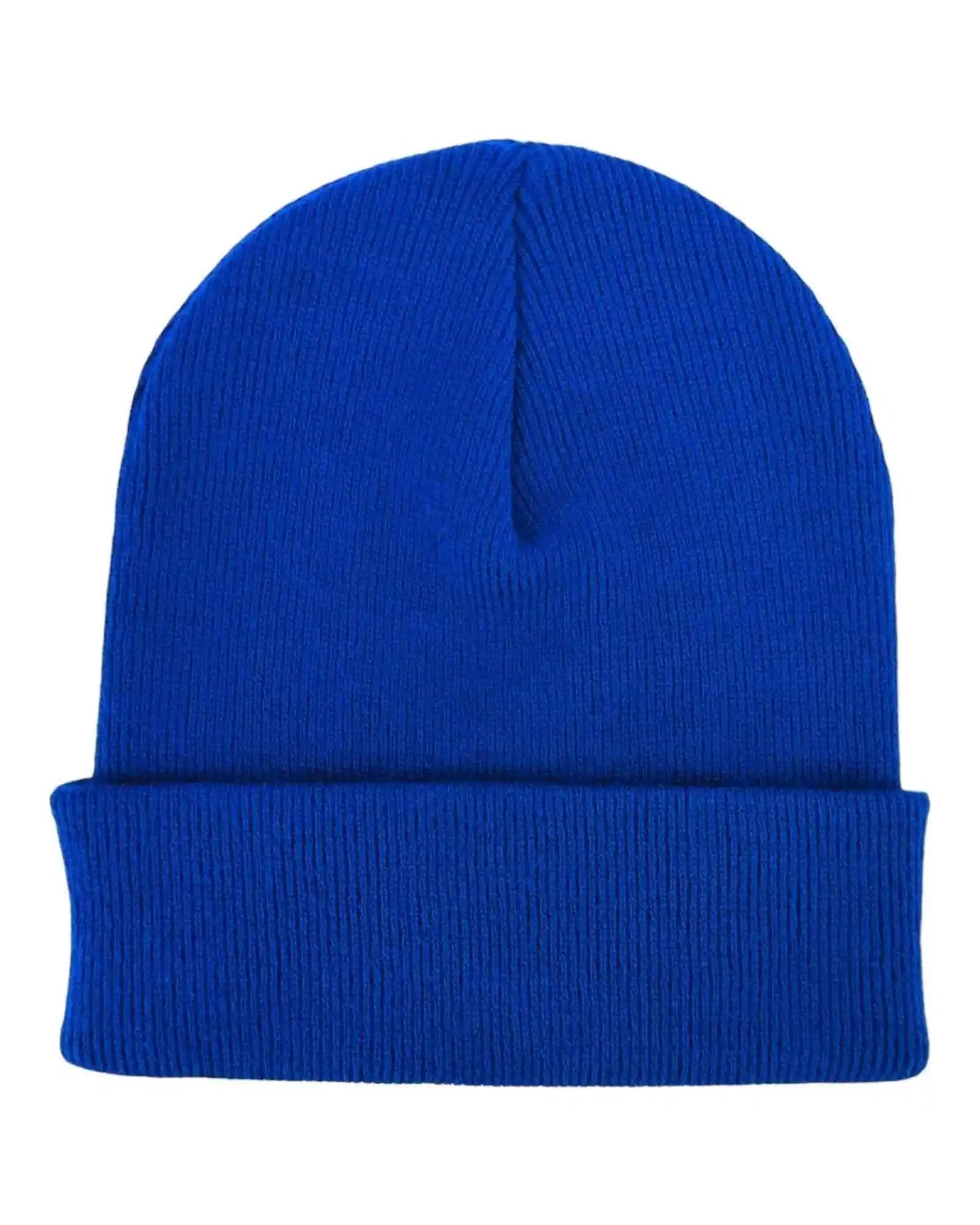 Classic Cuffed Beanie, Sapphire Blue