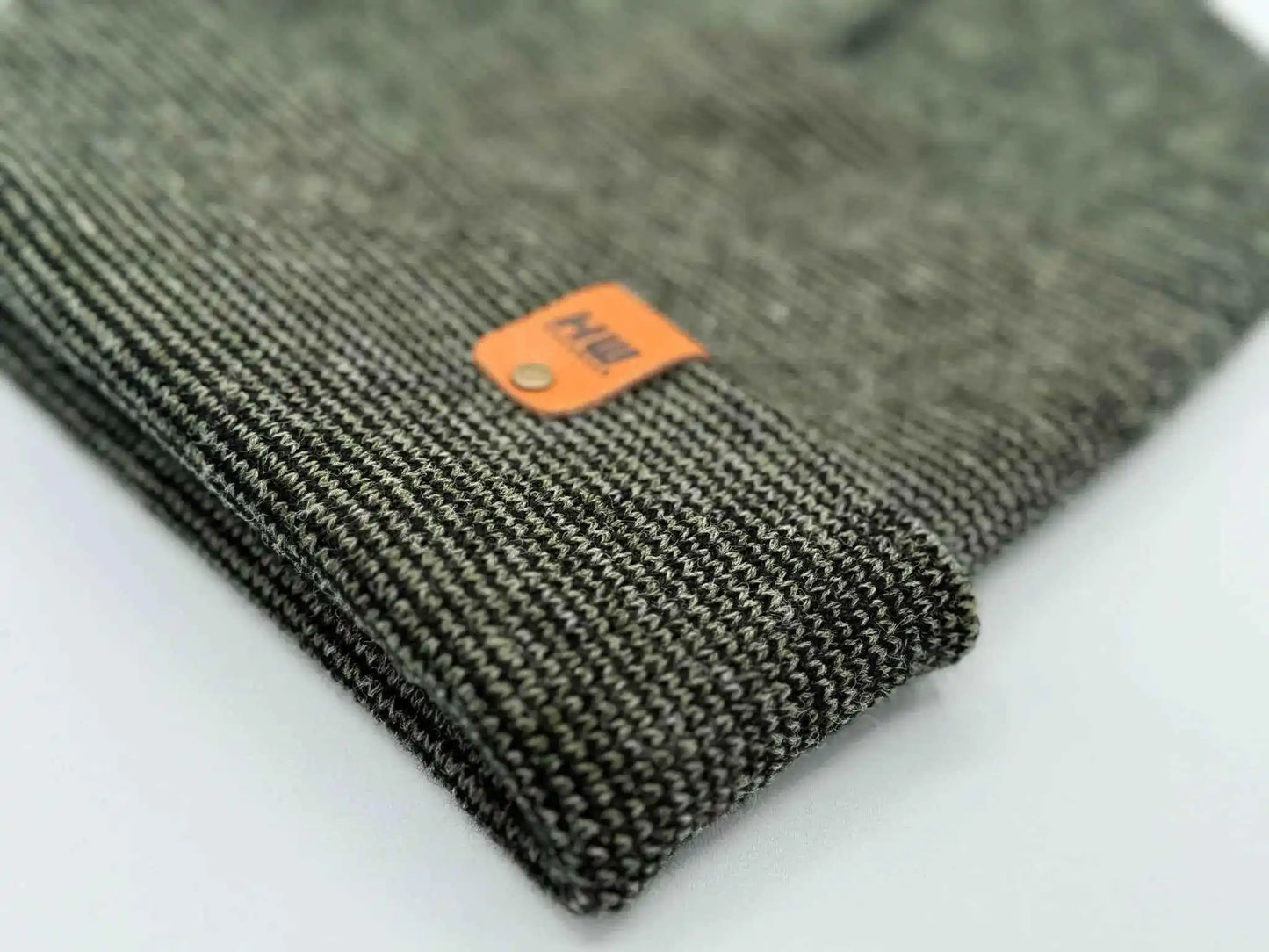 Classic Fusion Cuffed Beanie, Black and Green