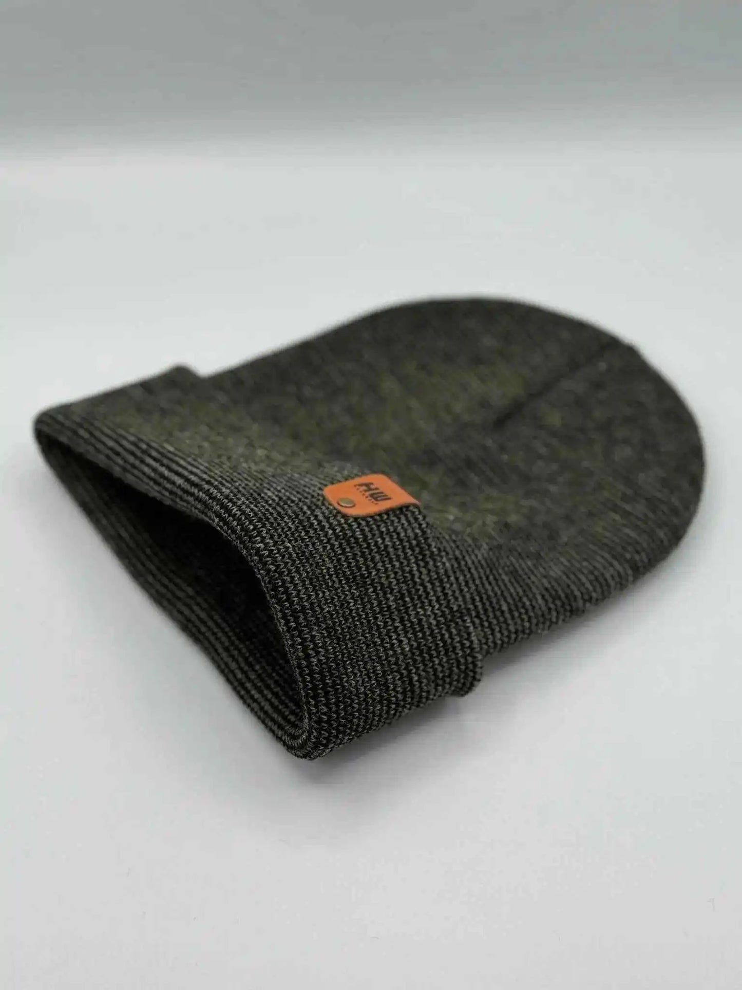 Classic Fusion Cuffed Beanie, Black and Green