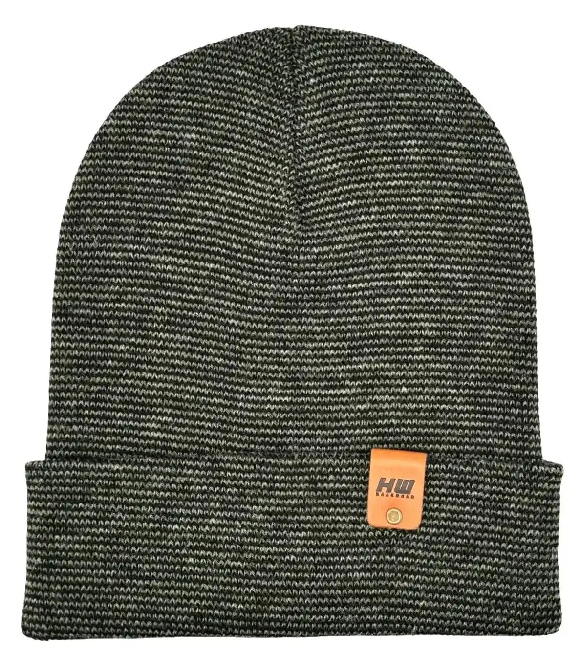 Classic Fusion Cuffed Beanie, Black and Green