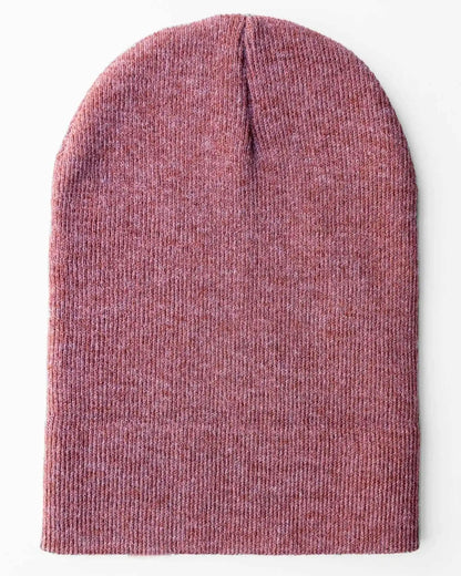 Classic Silent Cuffed Beanie, Rusty Burgundy