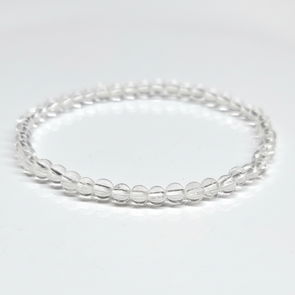 Clear Quartz Round Bead Bracelet - The Master Healer