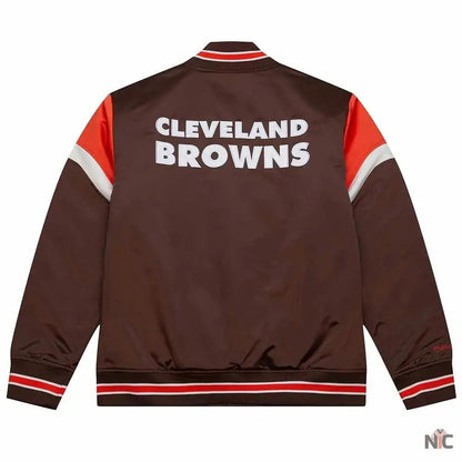 Cleveland Browns Heavyweight Satin Jacket