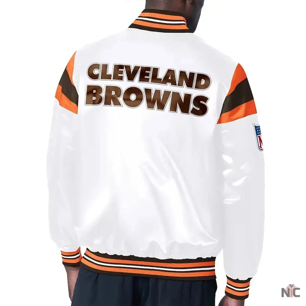 Cleveland Browns Midweight Satin Jacket